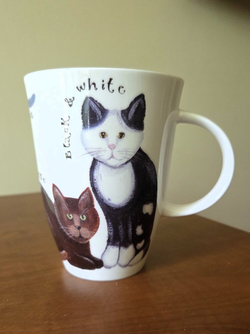 Roy Kirkham England Fine Bone China Cats Mug Cup 😺Russian Blue Black Tea Coffee
